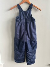 Cat Jack Toddler Navy Blue Insulated Snow Bib Overalls - Size 4T