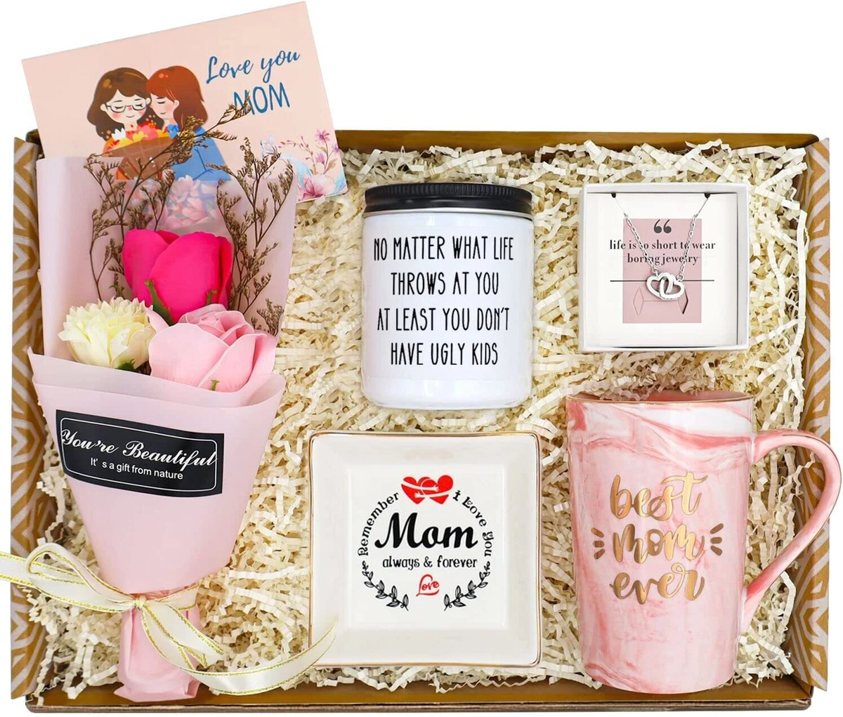 Gifts mom mothers day daughter son birthday valentines gift basket