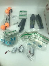 Esky Huge NIP Parts & Pieces Lot Heat Sinks, Blades, Receivers, More