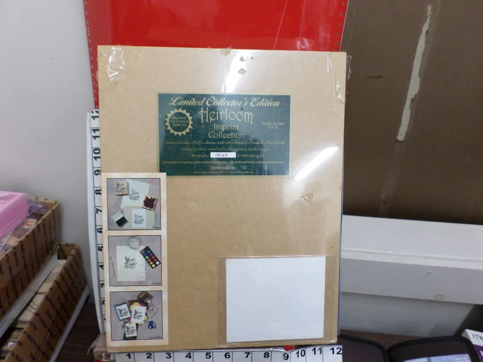 stamp rosa rare heirloom limited edition #0023 penguins set rubber stamp 34z - Image 2 of 2