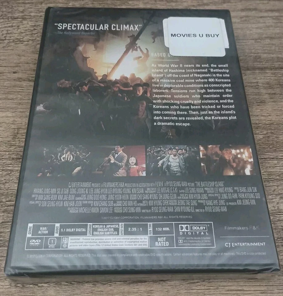 Battleship Island (DVD 2017) Korea WWII Japanese Occupy War Indie Ryoo Seung-Wan - Image 2 of 2