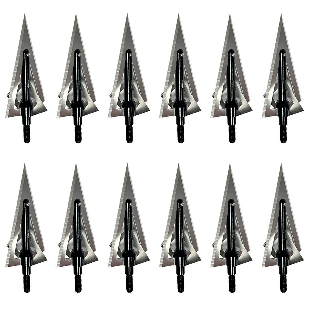 12 Punte Da Freccia Sharp 125 Grain – Broadheads Per Archeria Compound E Balestra – Sososhoot
