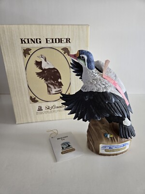 Ski Country King Eider Duck Decanter Ltd Ed. 1977 4/5 Qt With Box Empty