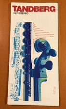ORIGINAL TANDBERG HI FI STEREO SALES BROCHURE D149