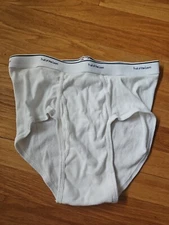 Fruit of the Loom Briefs Underwear White Large  NOS