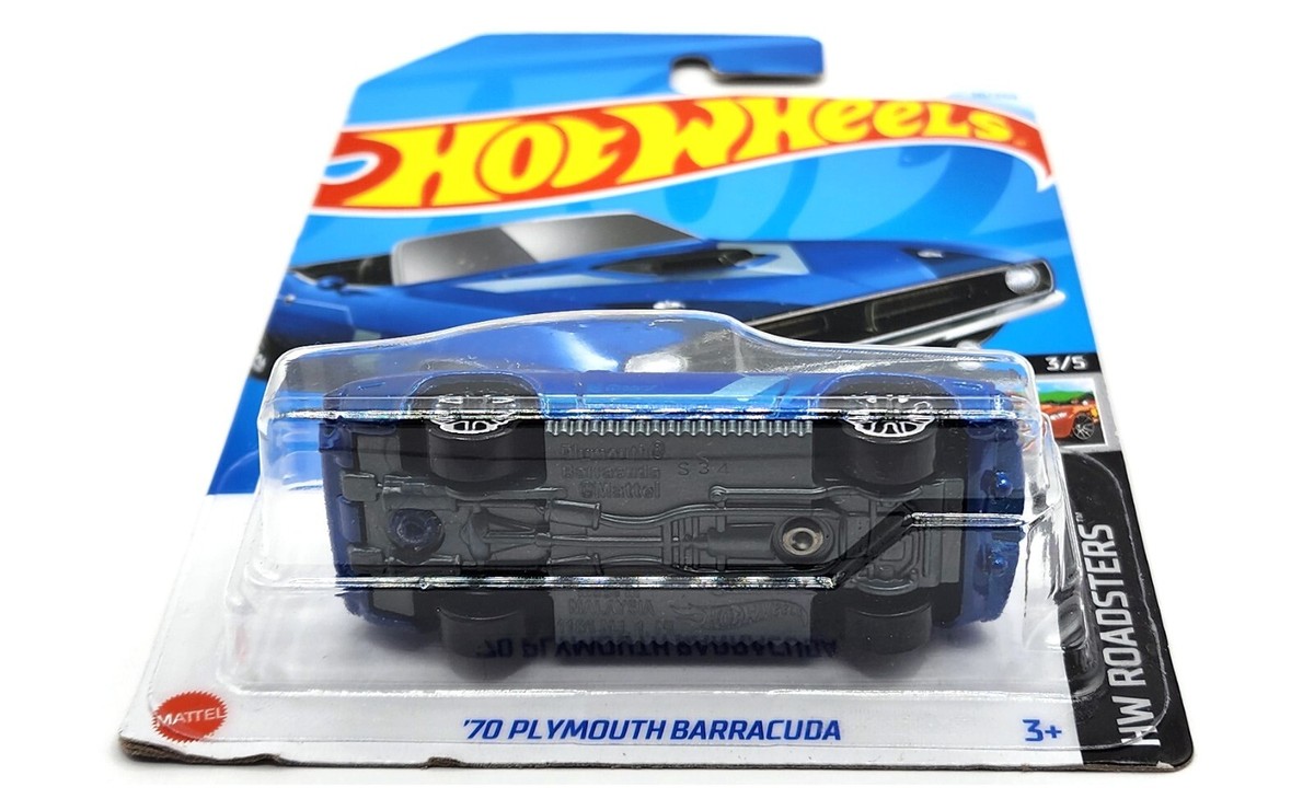 Hot Wheels '70 Plymouth Barracuda Kids Model Diecast Toy Car