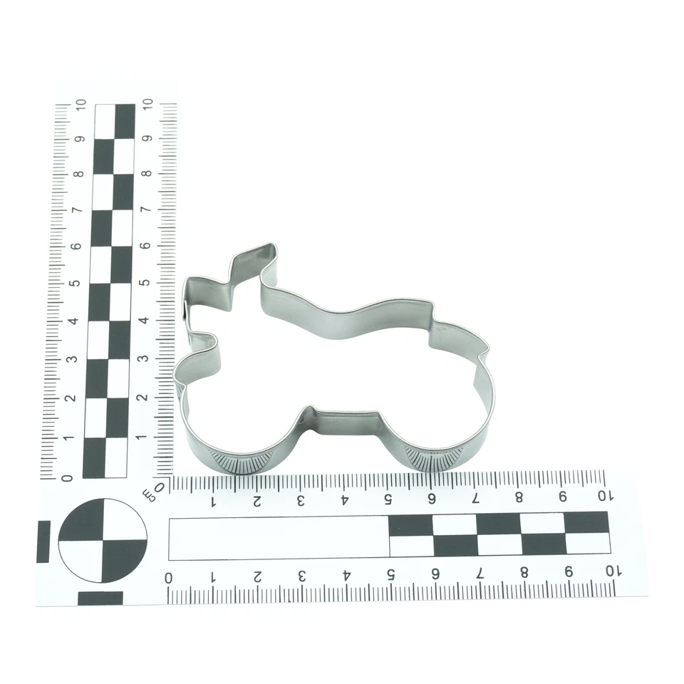 Ausstecher Motorrad 7 cm Plätzchenausstechform Keksausstecher Fahrzeug backen - Bild 2 von 2