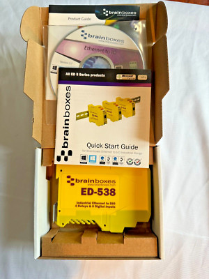 BRAINBOXES ED-538 Ethernet to 4 x Relay + 8 Digital Inputs