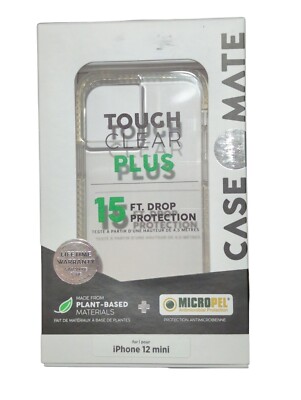 i8. Case-Mate Tough Clear Plus Case for Apple iPhone 12 Mini (2020 5.4'') - Clear
