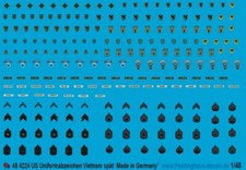 Peddinghaus-Decals 1/48 4224 USA Uniform Badges Vietnam Late