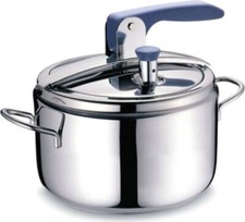 BARAZZONI Pentola a Pressione Induzione Acciaio Inox 3,5 Litri cm 18 Bonita +