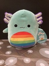 Squishmallow 8 inch Anastasia the Axolotl with Rainbow Belly 2024 PRIDE