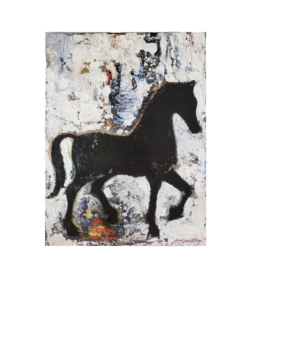 Black Folk Art Landscape Art