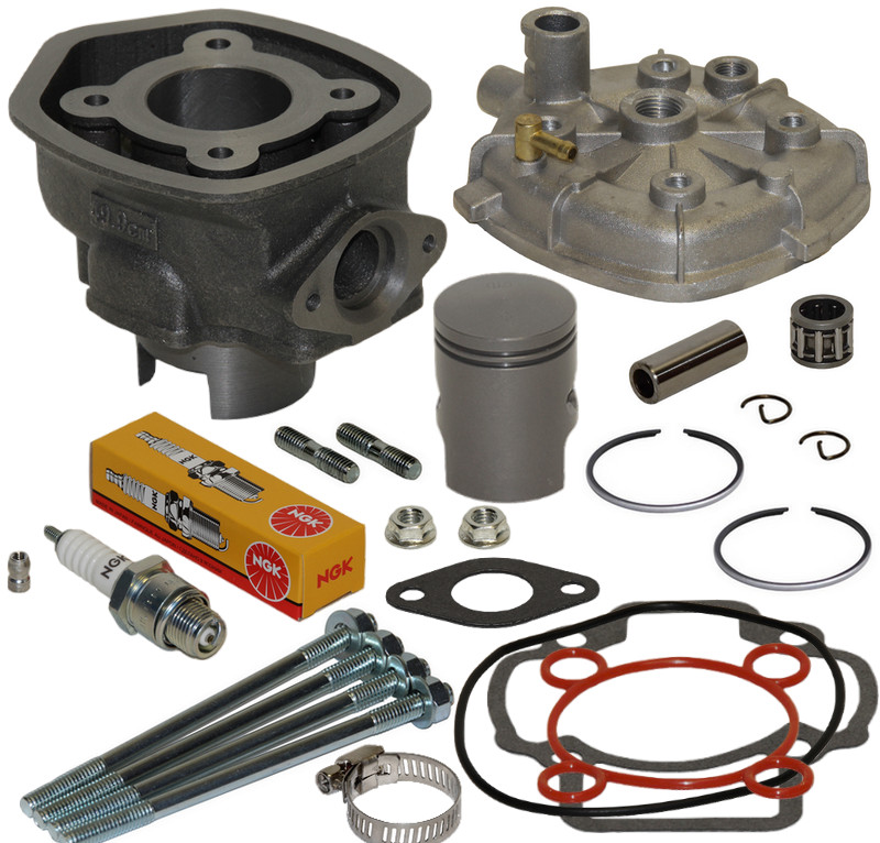 Haut moteur 50cc Piaggio Nrg Pure Jet cylindre piston 2T