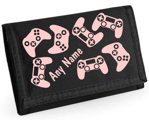 Multi Game Controller Print Personalised Boys Kids Ripper Wallet inc Coin Holder - Picture 11 of 12