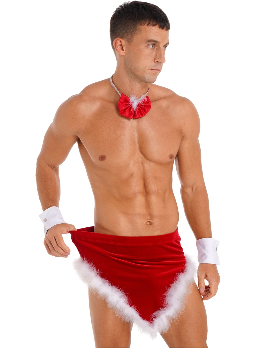Men's sexy deals santa outfit