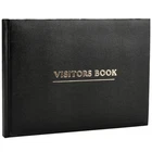 Visitor Book Deluxe Black for Business - Office/Hotels/Guest Houses/Reception