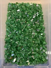 Green Reflective Fire Glass, Gas Fireplace, Gas Fire Pits, Landscape