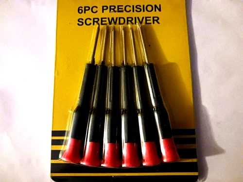 Set of 6 Precision Torx Screwdrivers for Smartphone Watch Repair etc...