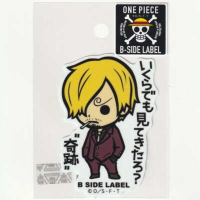 ONE PIECE x B-Side Label Sticker Sanji Waterproof Japanese Anime F