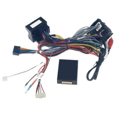 16-Pin Stereo Radio Power Wiring Harness w/ Canbus Box For BMW E83 X3 2006-2010