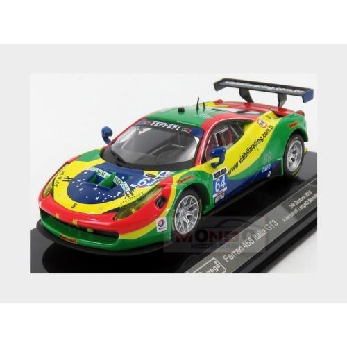 1:43 Burago Ferrari 458 Italia Gt3 4.5L V8 #64 Daytona 2015 A.Bertolini BU36305 - Picture 2 of 2