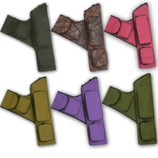 4 TUBES INDOOR OUTDOOR ARCHERY NYLON RECURVE/LONGBOW HIP SIDE ARROW QUIVER BAG