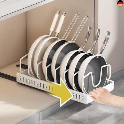 Pull Out Töpfe und Pfannen Organizer für unter dem Schrank, verstellbarer K