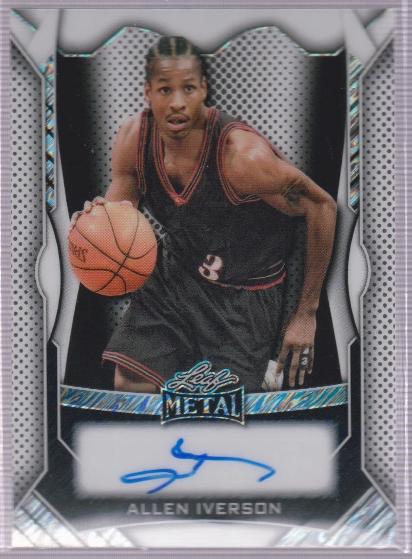 Allen Iverson Basketball Serial Numbered Sports Trading Cards