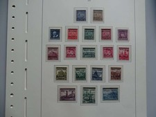 B&ouml;hmen und M&auml;hren Sammlung postfrisch komplett
