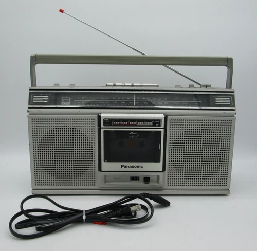 Vintage PANASONIC Radio Cassette Recorder RX-5020L 1980s Boombox WORKS!