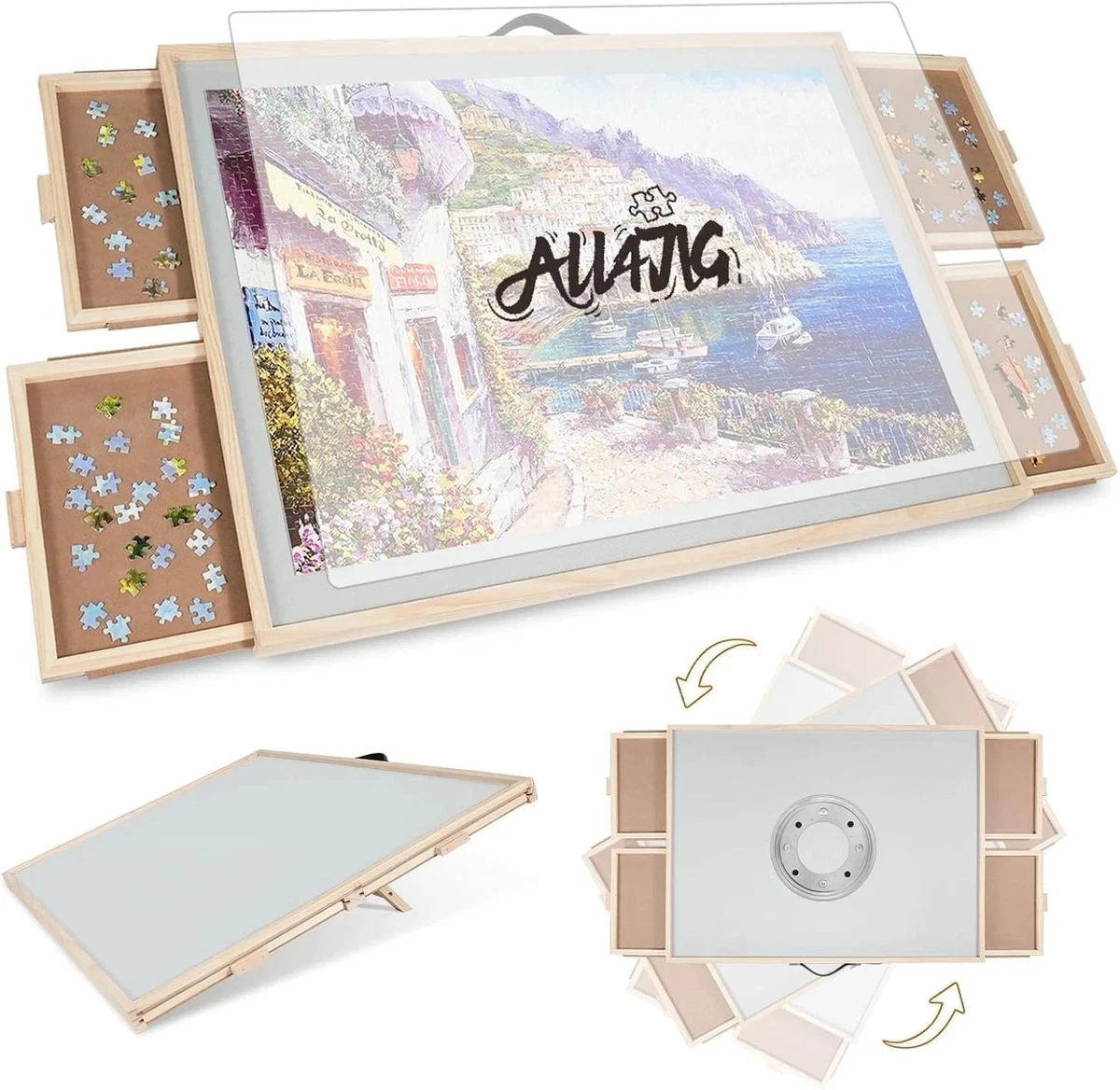 Puzzle da 1000 pezzi, puzzle per adulti, sfida per tutta la famiglia, regali per donne, regali per uomini, cortile vivace