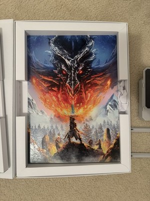 Skyrim Alduin's Wrath limited edition Lumino Displate