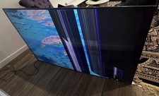 Samsung QE75Q60DAU 75in QLED 4K (2160p) TV Cracked/Damaged Screen Lines