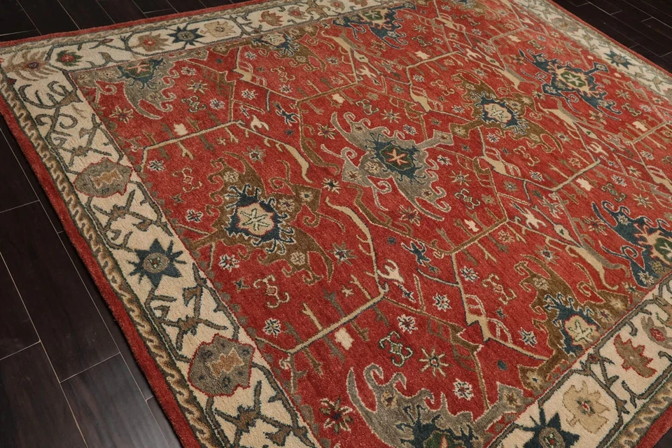 Pottery Barn Adeline Wool area rug | Hand made Rug | Designer Rug sale - Image 4 of 4