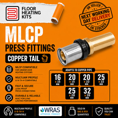 MLCP PRESSE MULTIBACKEN KUPFERSCHWANZADAPTER (SIEHE GRÖßENOPTIONEN) * TASCHE/BOX MENGEN*
