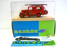 Eligor 1020 1934 Citroen Camionnette Pompiers in Box - Fire Truck Vintage France