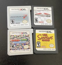 Mario Kart DS Mario Kart 7 Mario & Luigi Dream Team Simpsons DS 3DS Game- Tested