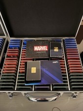 Marvel Trading Coins 2023 Complete 50 Coin Set Slabbed + 1/4 oz Gold Bar