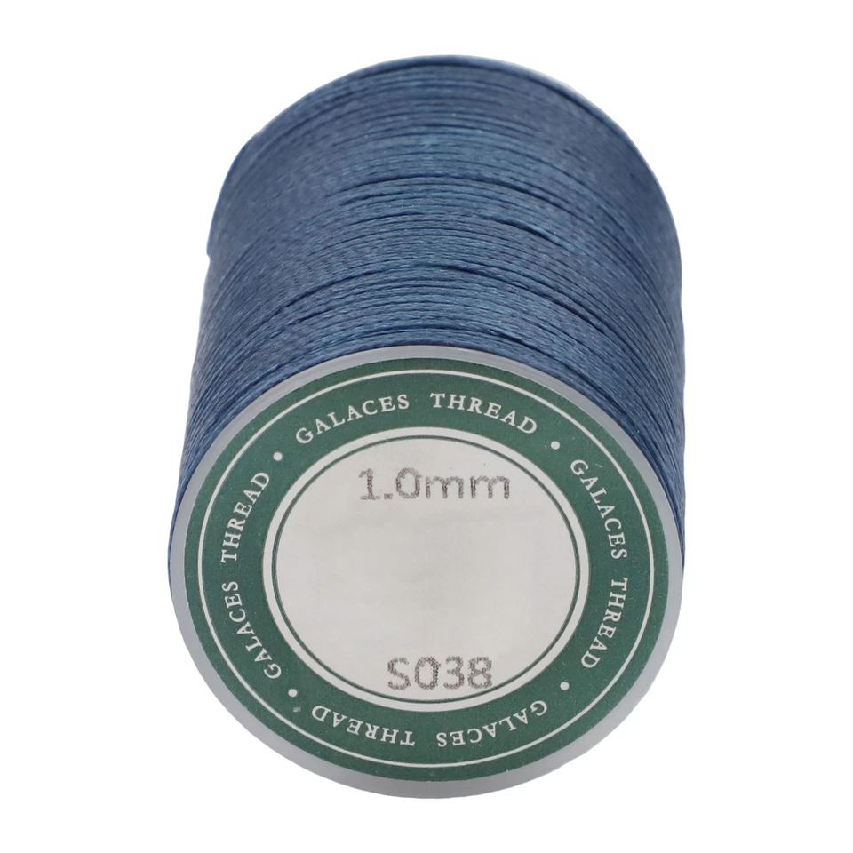 PU Leather Waxed Thread String Strap Stitching DIY 1.0mm 210D 21 Colors - Image 2 of 4