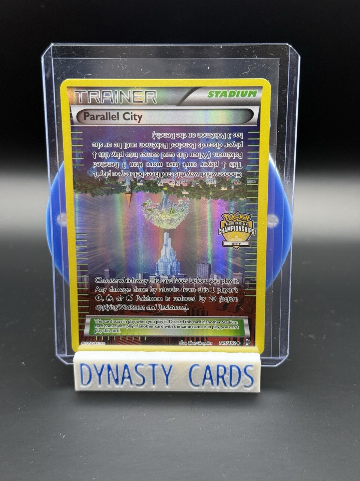 Pokemon TCG: PARALLEL CITY - 145/162 (CITY CHAMPIONSHIPS) Stamp Reverse MP