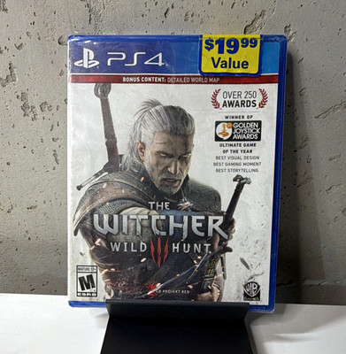 Warner Bros. The Witcher 3: Wild Hunt - PS4 Role Playing Game (M) Sealed 