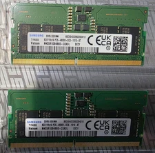 Samsung 16GB - 8GB x 2  DDR5 4800 MHz SO-DIMM Laptop Memory M425R1GB4BB0-CQK