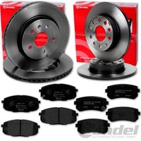 Brembo Bremsscheiben + BelÄGe Vorne + Hinten FüR Hyundai I30 FD Limo + Kombi