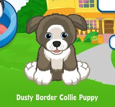 Webkinz Classic Dusty Border Collie Pup CODE ONLY Estore Promo