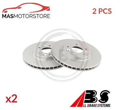 BREMSSCHEIBEN SATZ PAAR VORNE ABS 19021 2PCS P NEU OE QUALITÄT