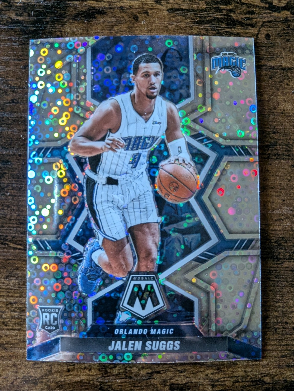 2021-22 Panini Mosaic Rookie Variation Jalen Suggs #209 Silver Fast Break Prizm
