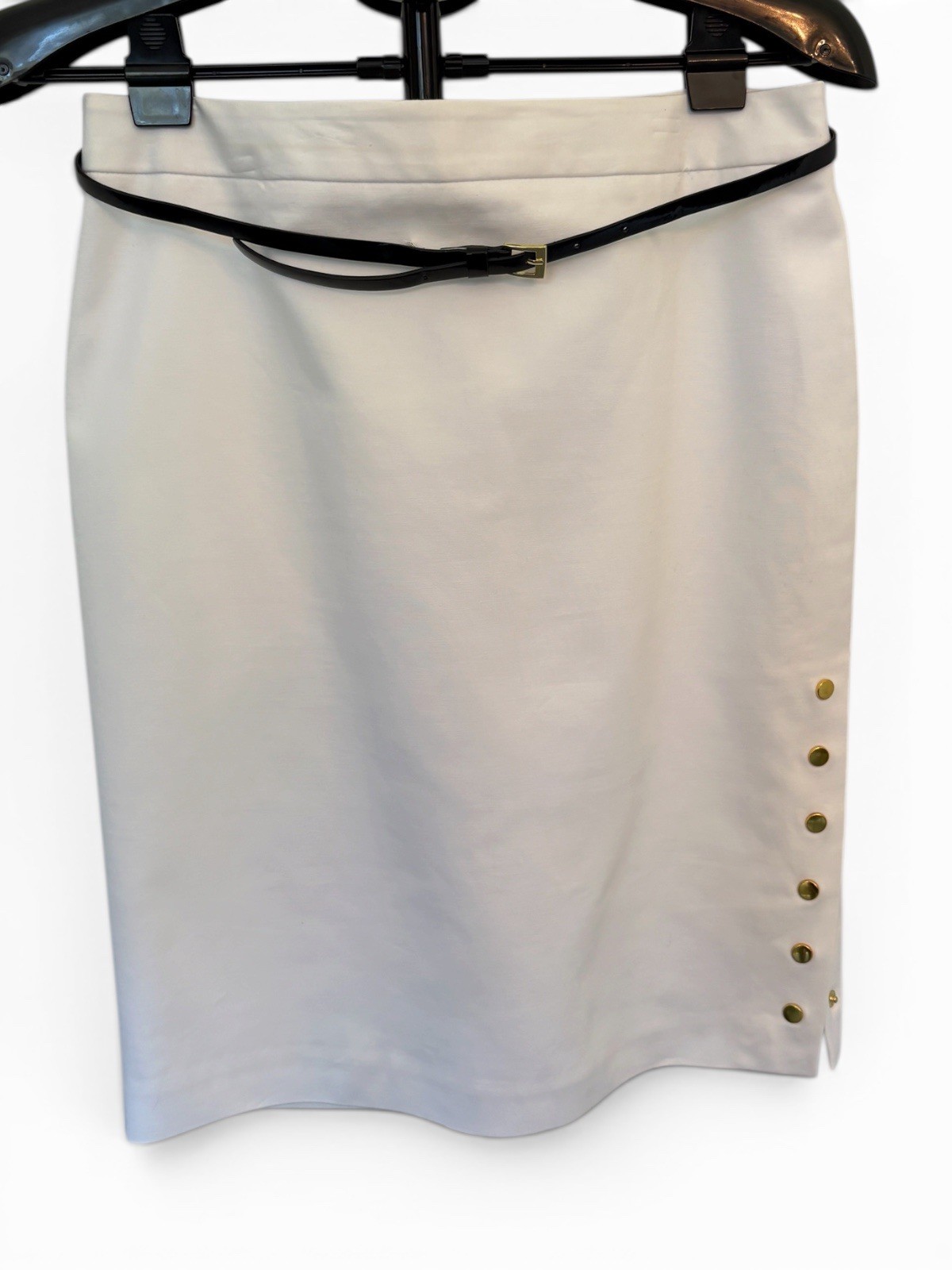 Skirt With Gold Button Detail Worthington, Women's Size 10p