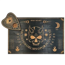 Wooden Vintage Ouija Board & Planchette Handmade Wood Spirit Board 30*20cm