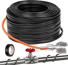 100Ft（3Ft-200Ft）Pipe Heating Cable for Pipe Freeze Protection, Heat Cable for Wa
